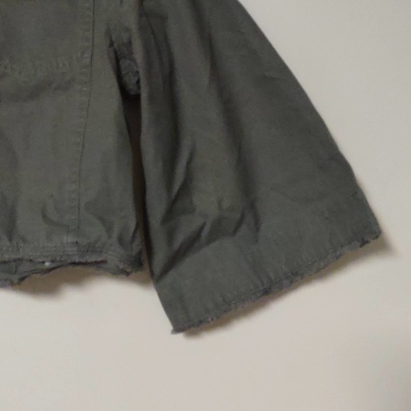 Jack by BB Dakota Ready For It Cotton Canvas Jacket Green Medium - Picture 6 of 10